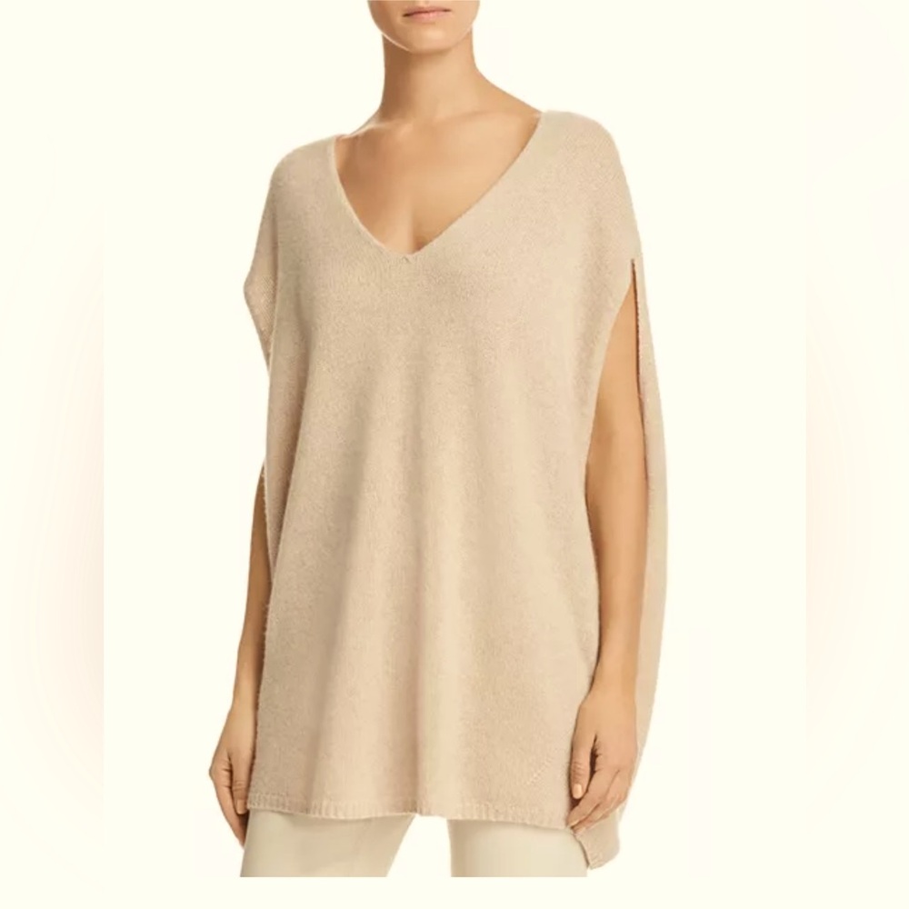 Theory cashmere v-neck cape vest. Oversized size small